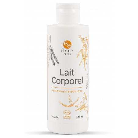 Lait corporel Argousier et Sève de bouleau BIO