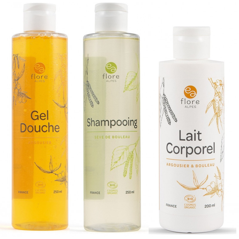 PACK LAIT + GEL DOUCHE + SHAMPOOING