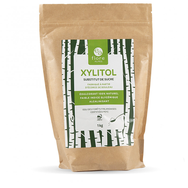 Xylitol 100 % naturel de bouleau au Kg - Flore Alpes