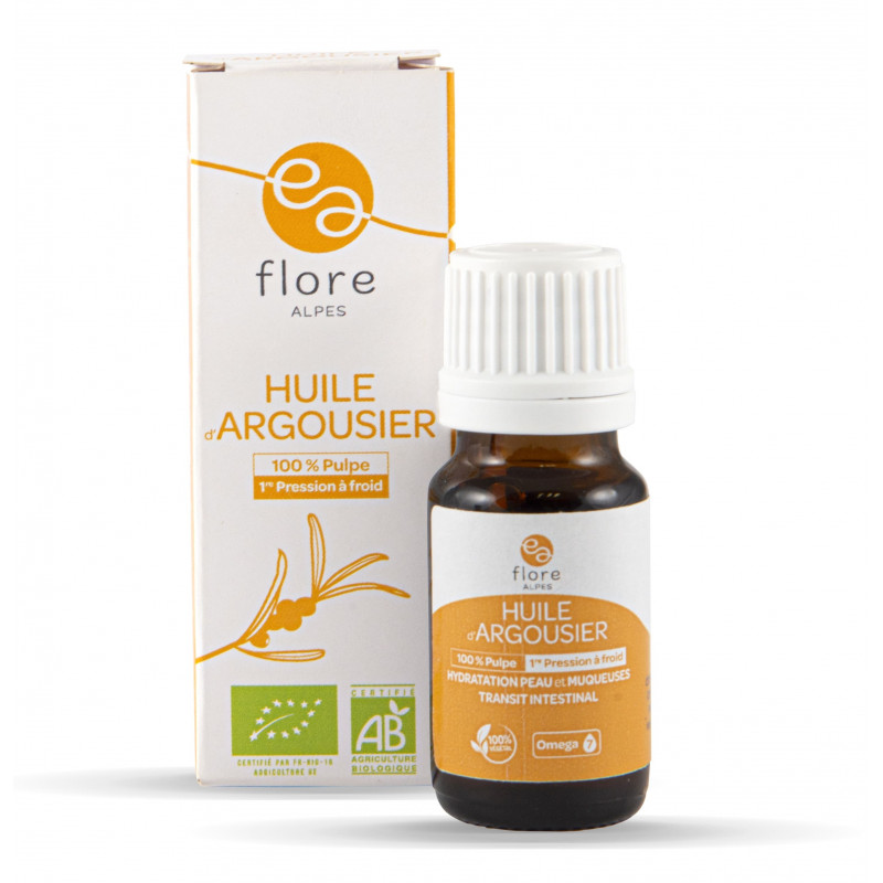 Huile de pulpe d’argousier 10 ml BIO