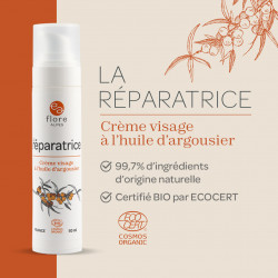 Crème réparatrice à l'huile d'argousier BIO - COSMOS ORGANIC