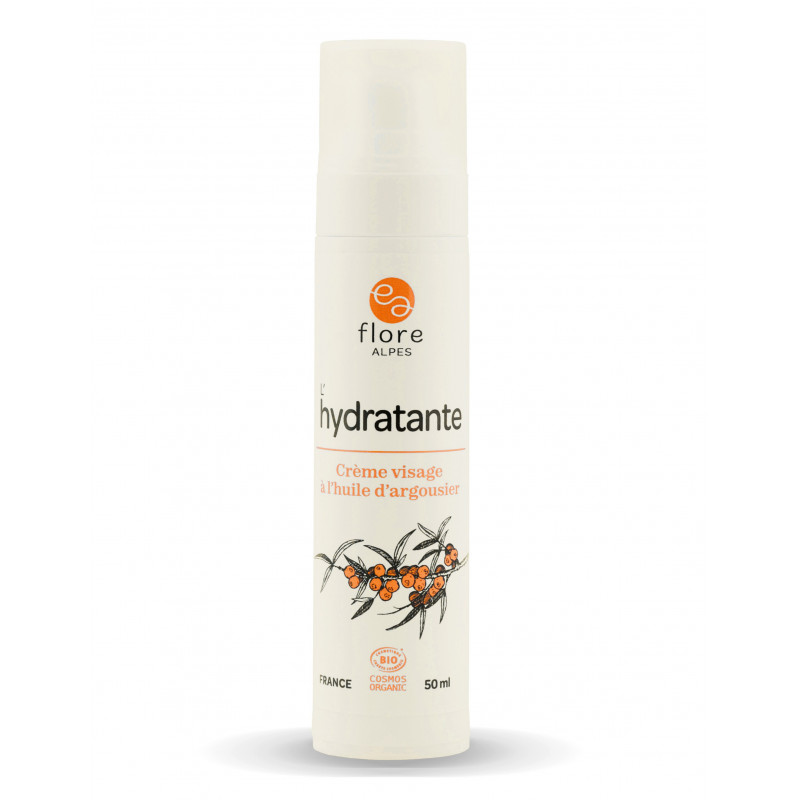 Crème hydratante à l'huile d'argousier BIO Cosmos Organic