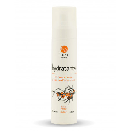 Crème hydratante à l'huile d'argousier BIO Cosmos Organic