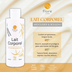 Lait corporel Argousier et Sève de bouleau BIO - Cosmos Organic