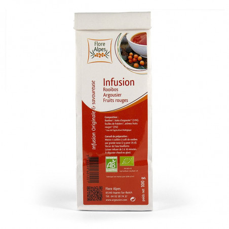 Infusion à l'argousier et aux fruits rouges BIO - Vrac 100g