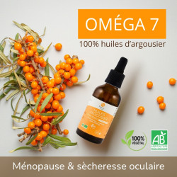 Huiles d'argousier BIO - OMEGA 7 - 50 ml pipette