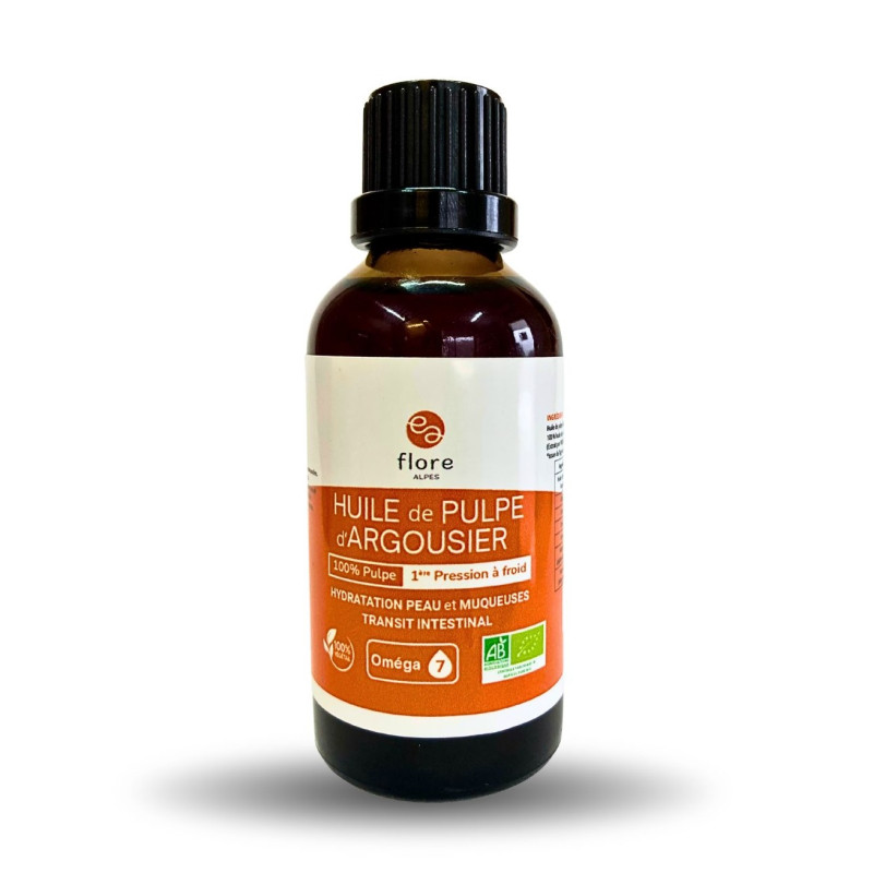 Huile de pulpe d’argousier 50 ml BIO OMÉGA 7