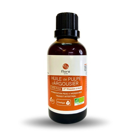 Huile de pulpe d’argousier 50 ml BIO OMÉGA 7
