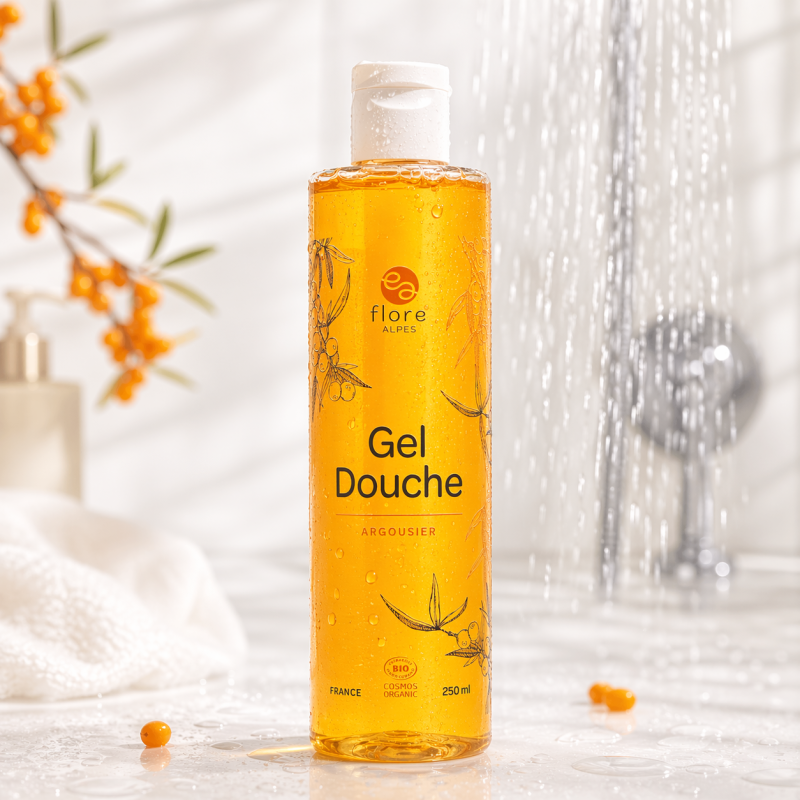 Gel douche à l'huile d'argousier BIO - Cosmos Organic