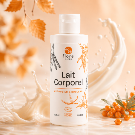 Lait corporel Argousier et Sève de bouleau BIO - Cosmos Organic