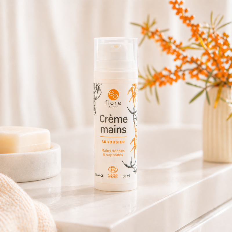 Crème Mains à l'huile d'argousier BIO - Cosmos Organic