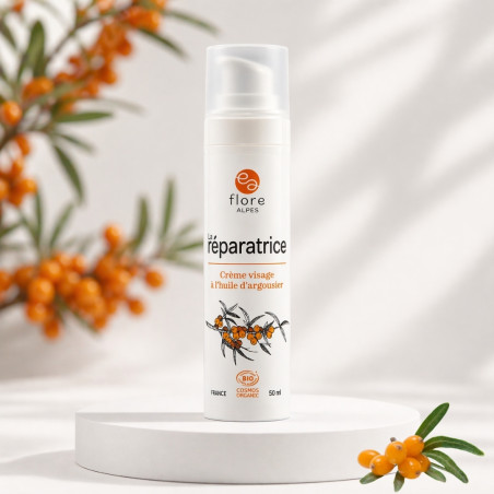 Crème réparatrice à l'huile d'argousier BIO - COSMOS ORGANIC