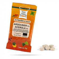 Pastilles argousier et acerola BIO