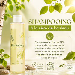 Shampooing à la Sève de bouleau BIO Cosmos Organic
