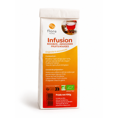 Infusion à l'argousier et aux fruits rouges BIO - Vrac 100g