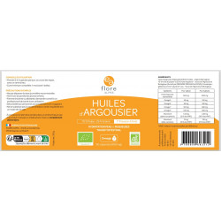 Huiles d'argousier BIO - OMEGA 7 - 90 capsules